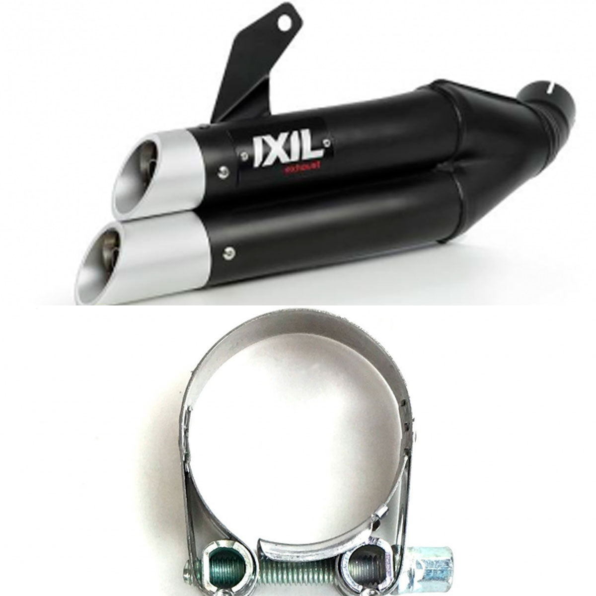 Escape acero negro Ixil L3XB Suzuki SV650 S / X 16+