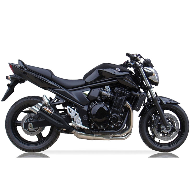 Escape acero negro Ixil L3XB Suzuki GSF650N/S Bandit 07-13