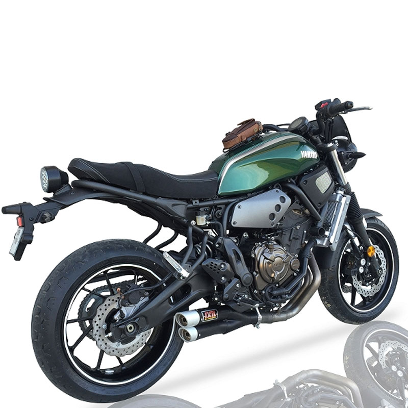 Escape completo acero negro Ixil L3XB Yamaha MT07-Tracer-XSR700