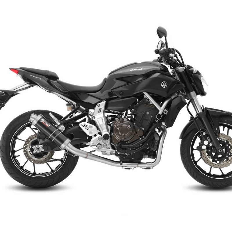 Escape Completo Mivv GP ACERO NEGRO Yamaha MT07 14-