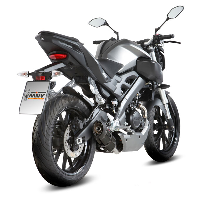 Escape completo mivv suono yamaha yzfr125 14-, MT125 15-