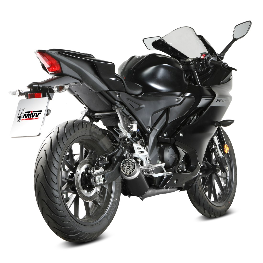 Escape completo Mivv GP PRO acero Yamaha MT/YZF 125 25+