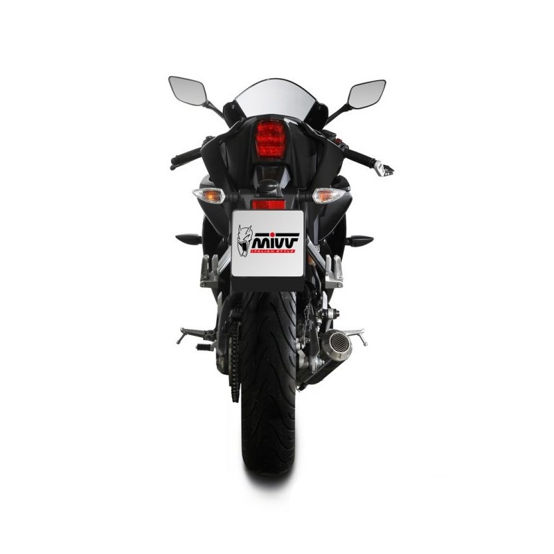 Escape completo Mivv MK3 carbono Yamaha MT/R 125 19+