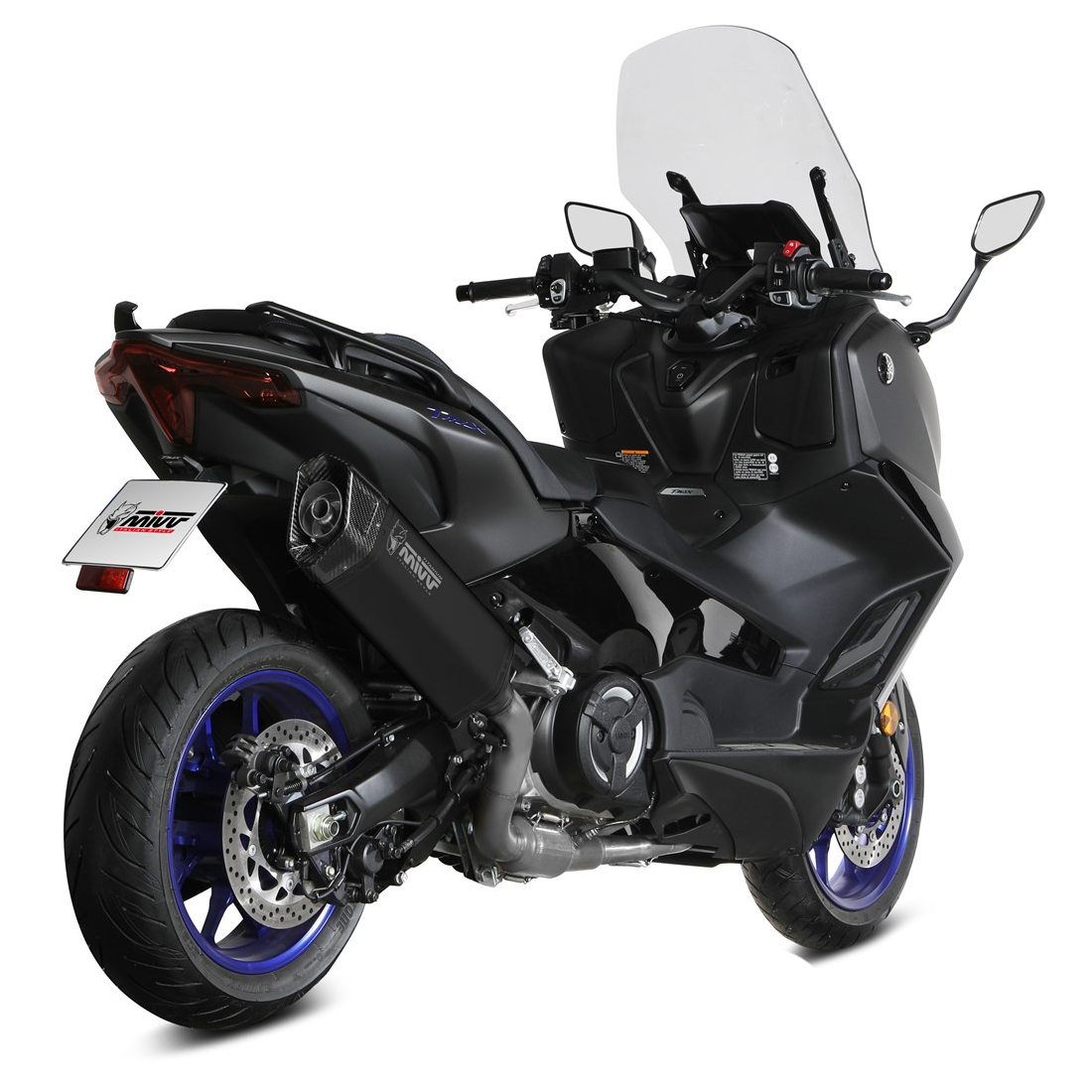 Escape completo Mivv SR-1 titanio negro Yamaha T-MAX 560 25+