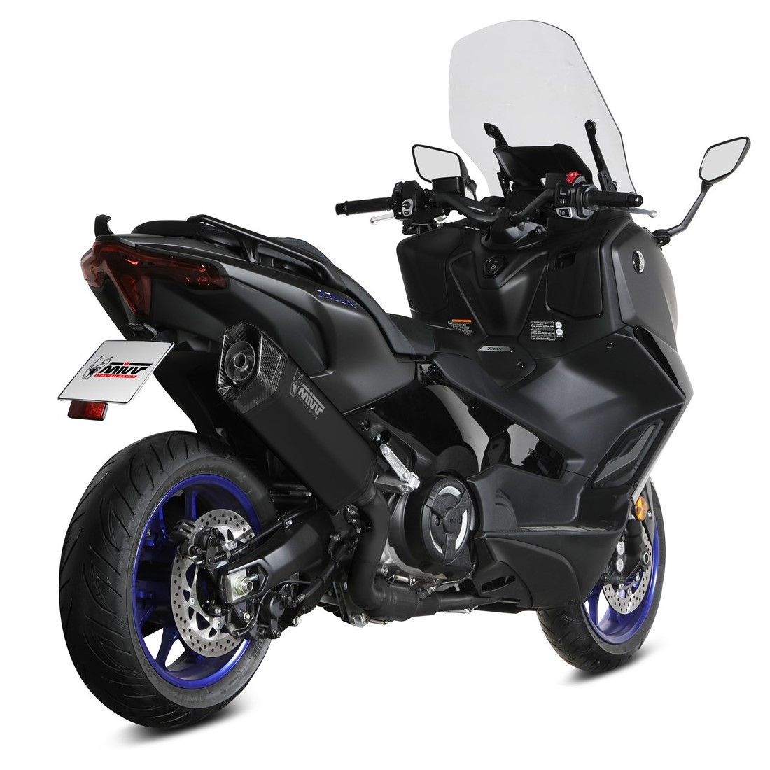 Escape completo Mivv SR-1 acero full negro Yamaha T-MAX 560 25+