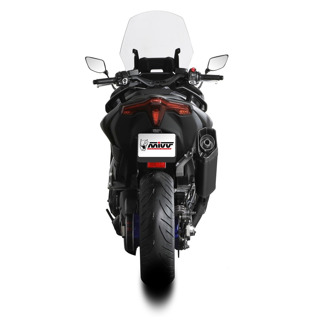 Escape completo Mivv SR-1 acero full negro Yamaha T-MAX 560 25+