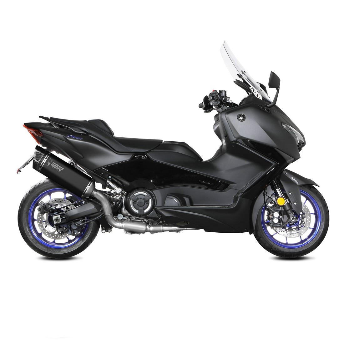 Escape completo Mivv SR-1 acero negro Yamaha T-MAX 560 25+