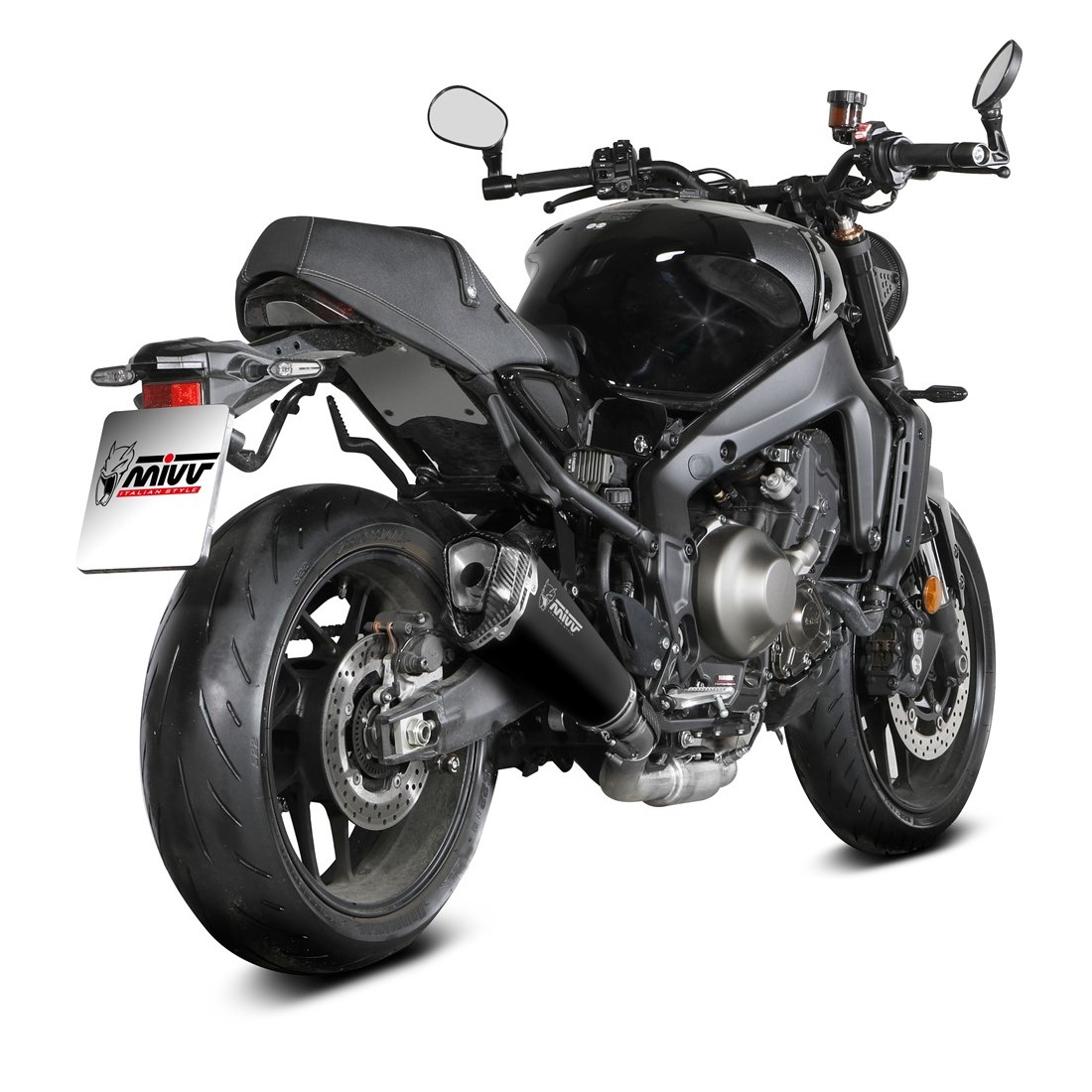 Escape completo Mivv DELTA RACE acero negro Yamaha XSR 900 22+