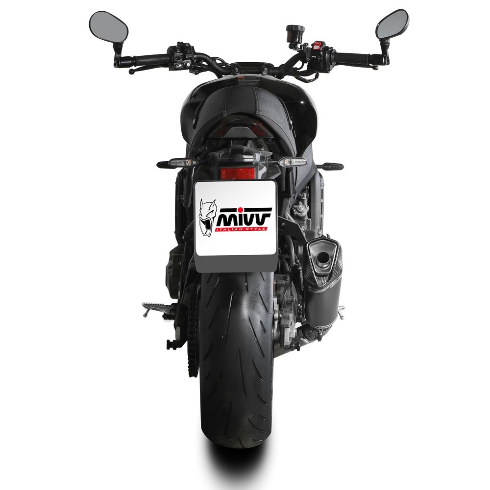 Escape completo Mivv DELTA RACE acero negro Yamaha XSR 900 22+