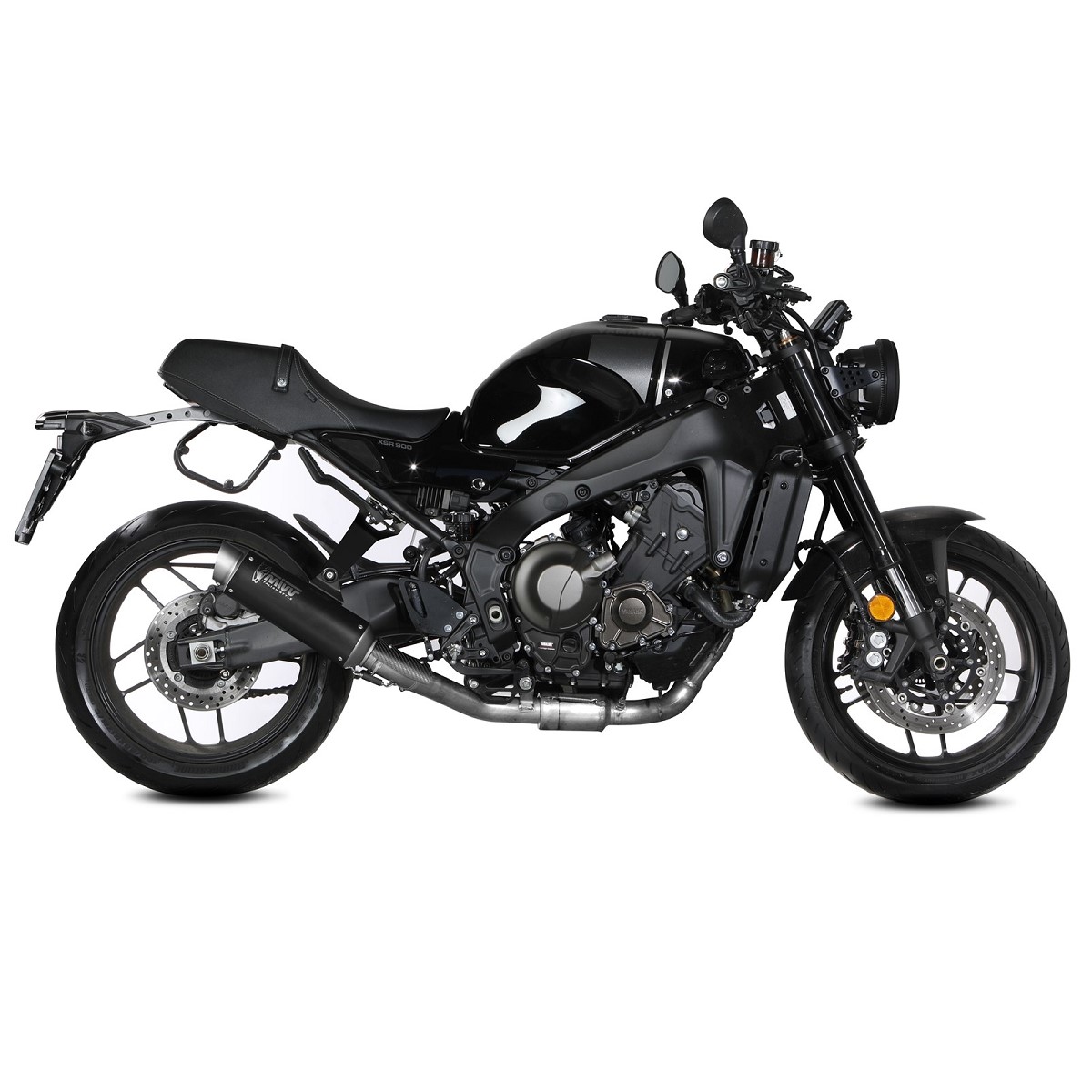 Escape completo Mivv GP PRO acero negro Yamaha XSR 900 22+