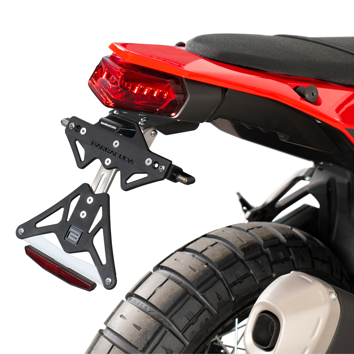 Portamatriculas Barracuda para Yamaha Tenere 700 19-22