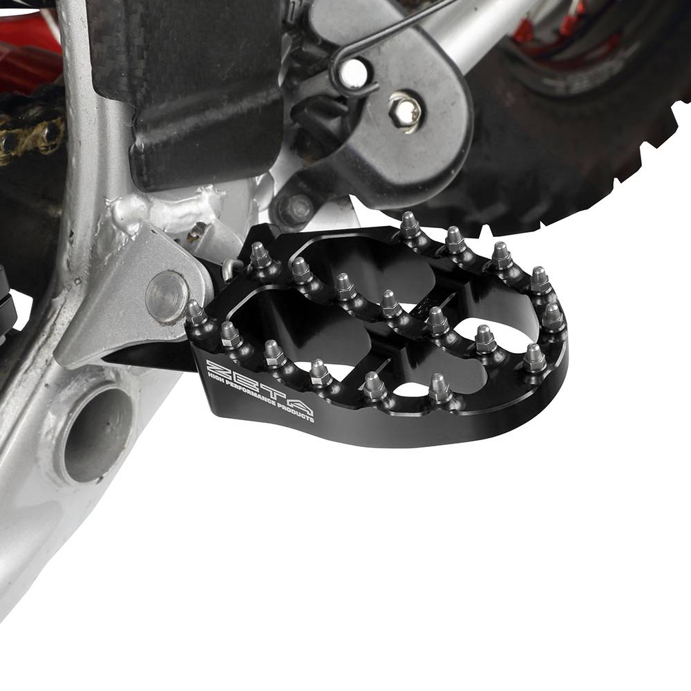 Estriberas aluminio Honda Transalp Zeta negro