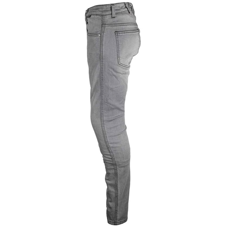 Pantalon vaquero moto mujer Rattle GMS gris TALLA 28-32