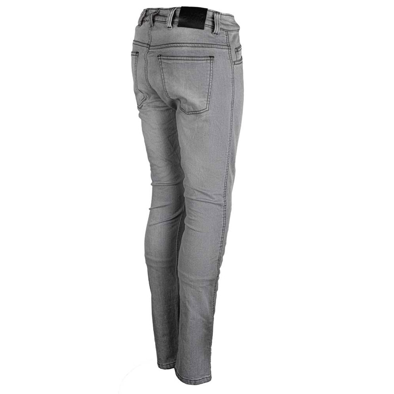 Pantalon vaquero moto mujer Rattle GMS gris TALLA 28-32