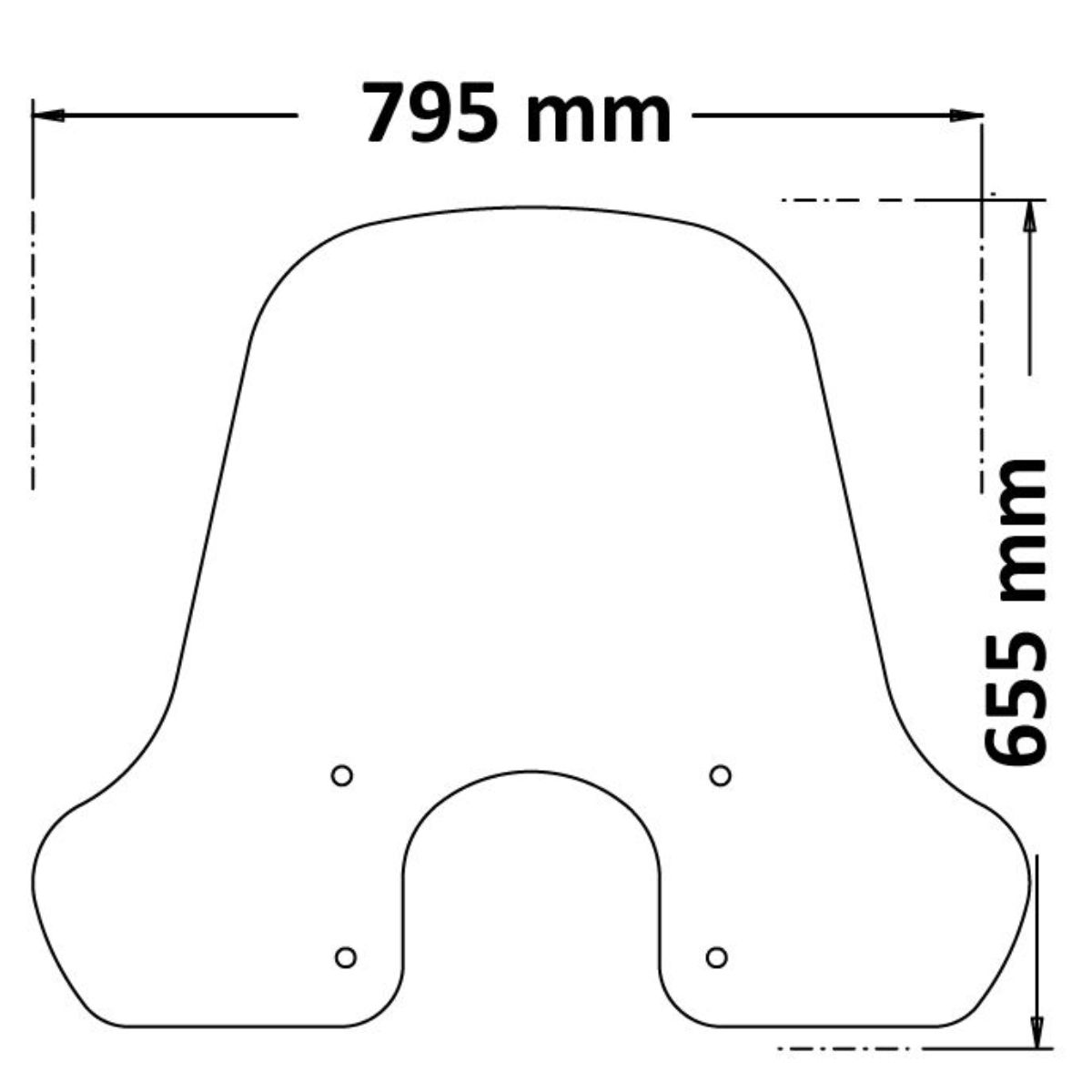 Parabrisas classic Vespa GTS 300 2023