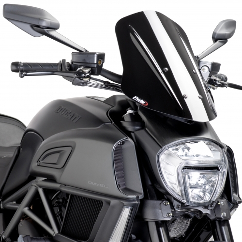 Cupula-Parabrisas Puig Naked New Generation Touring moto Ducati DIAVEL 14-15