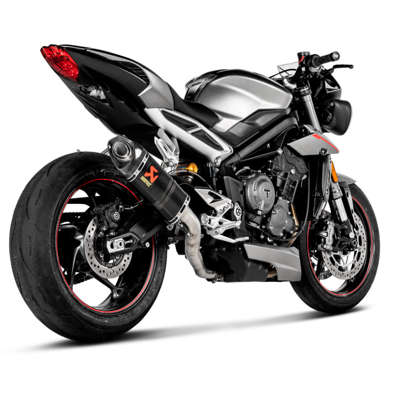 Escape Akrapovic Triumph Street Triple 765 2017-