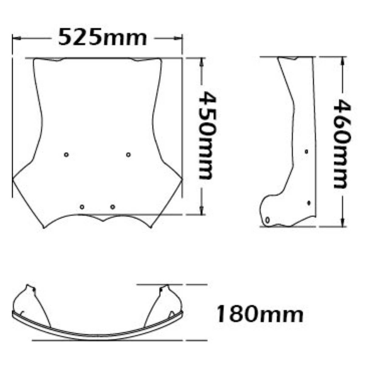 Parabrisas altura standard BMW R1200 GS 2004-2012