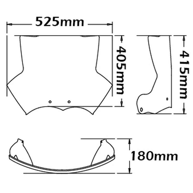 Parabrisas ISOTTA tipo bajo Bmw r1200gs standard 04-12