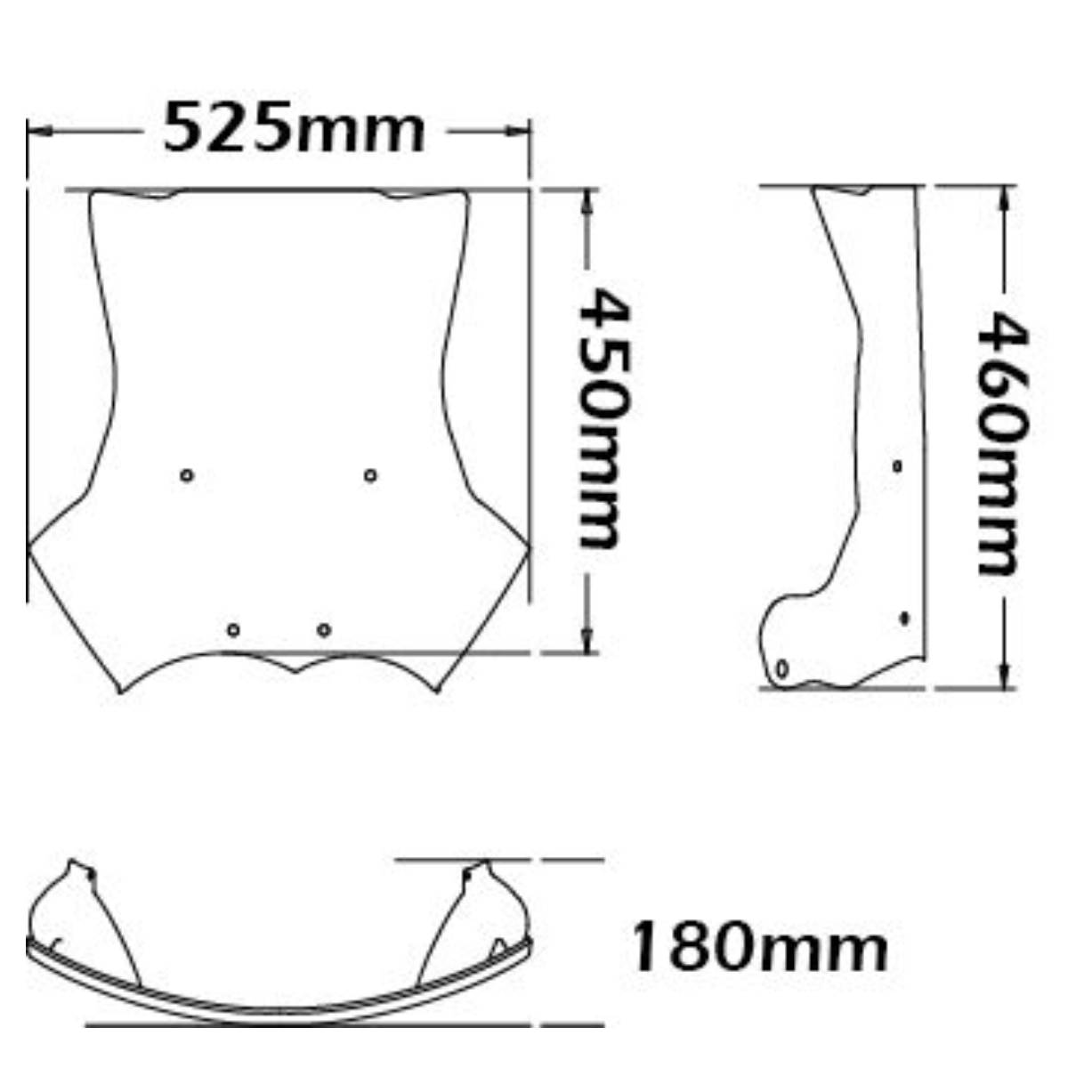 Parabrisas tipo original BMW R1200GS Adventure 2006-2013