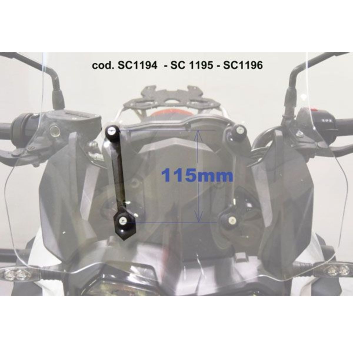 Parabrisas standard para soportes originales BMW F750GS 2018-2022