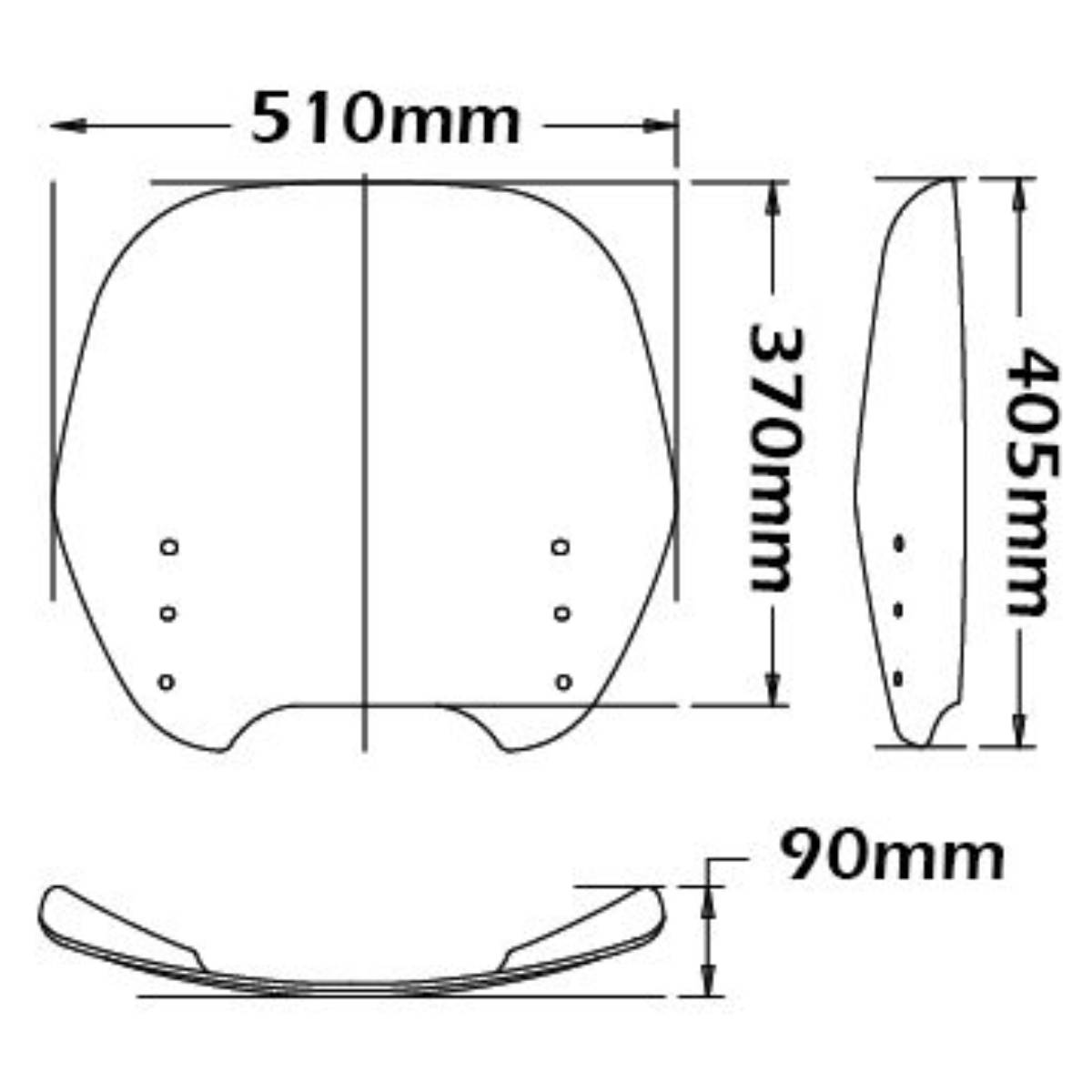 Parabrisas tipo original BMW R1100RT 1994-2001 / R1150RT 2000-2006