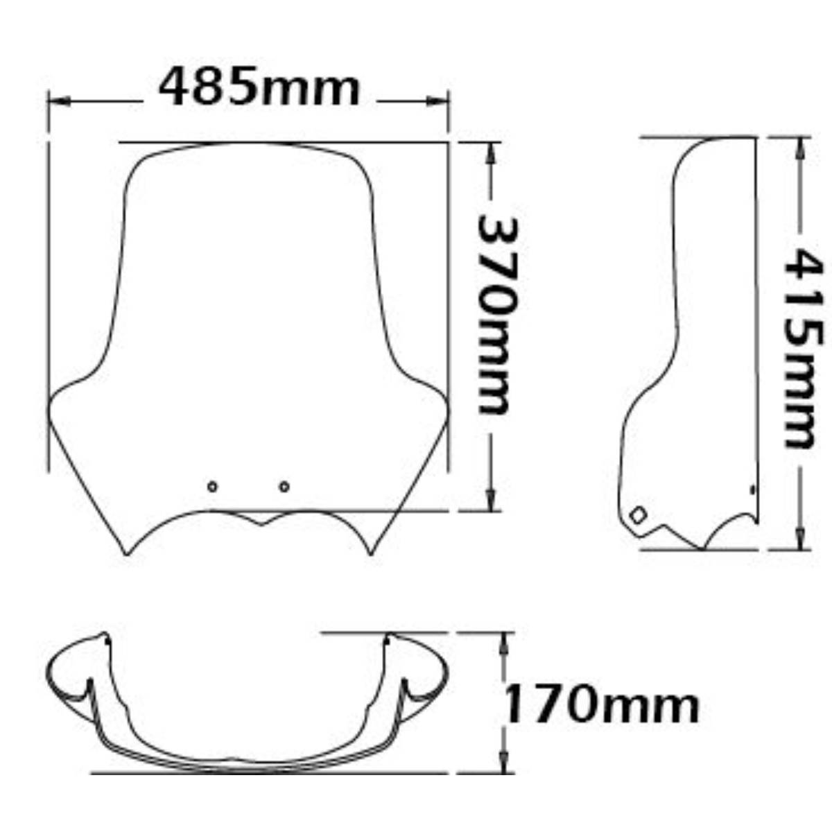 Parabrisas tipo original BMW R1200GS 2004-2012