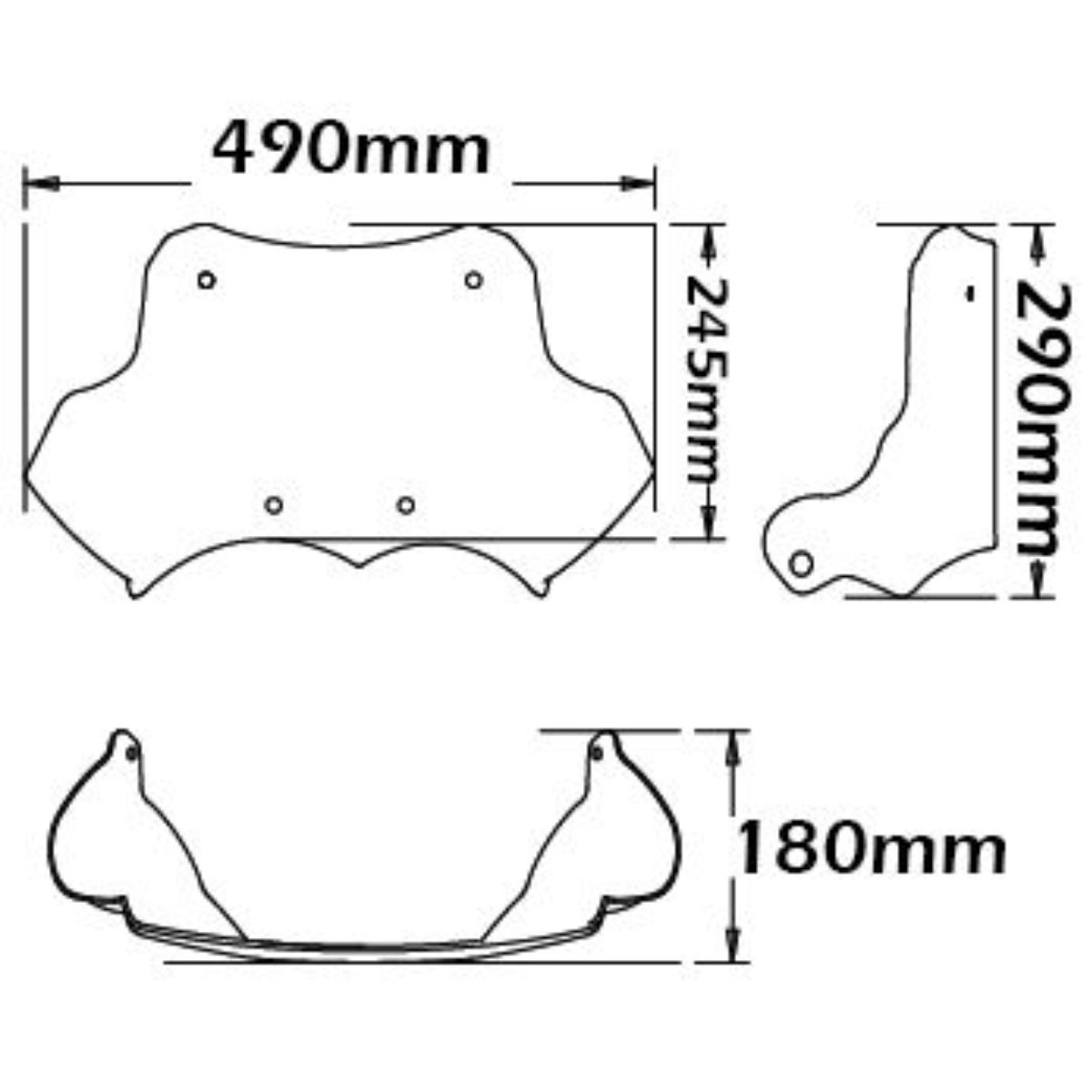 Parabrisas verano BMW R1200GS 2004-2012