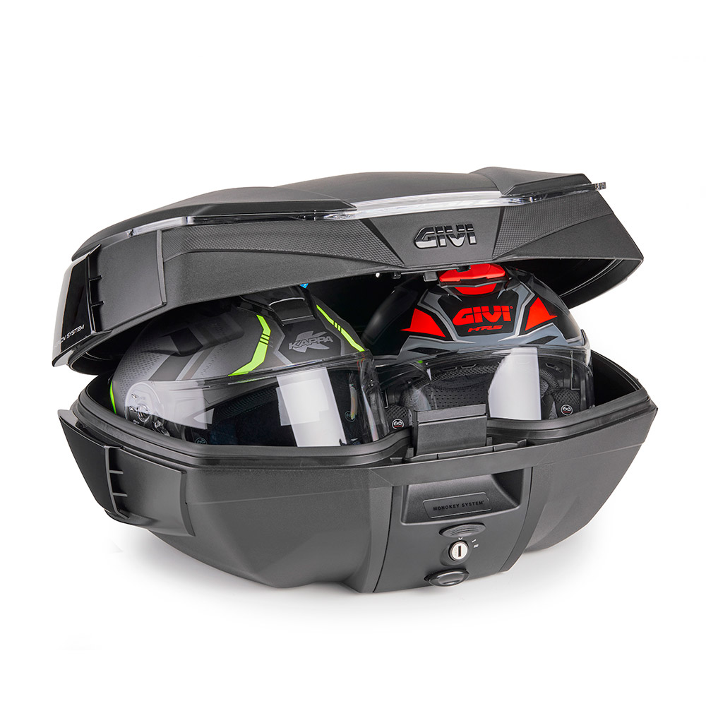 Baul Givi V49NB 49L negro catadrioptico ahumado