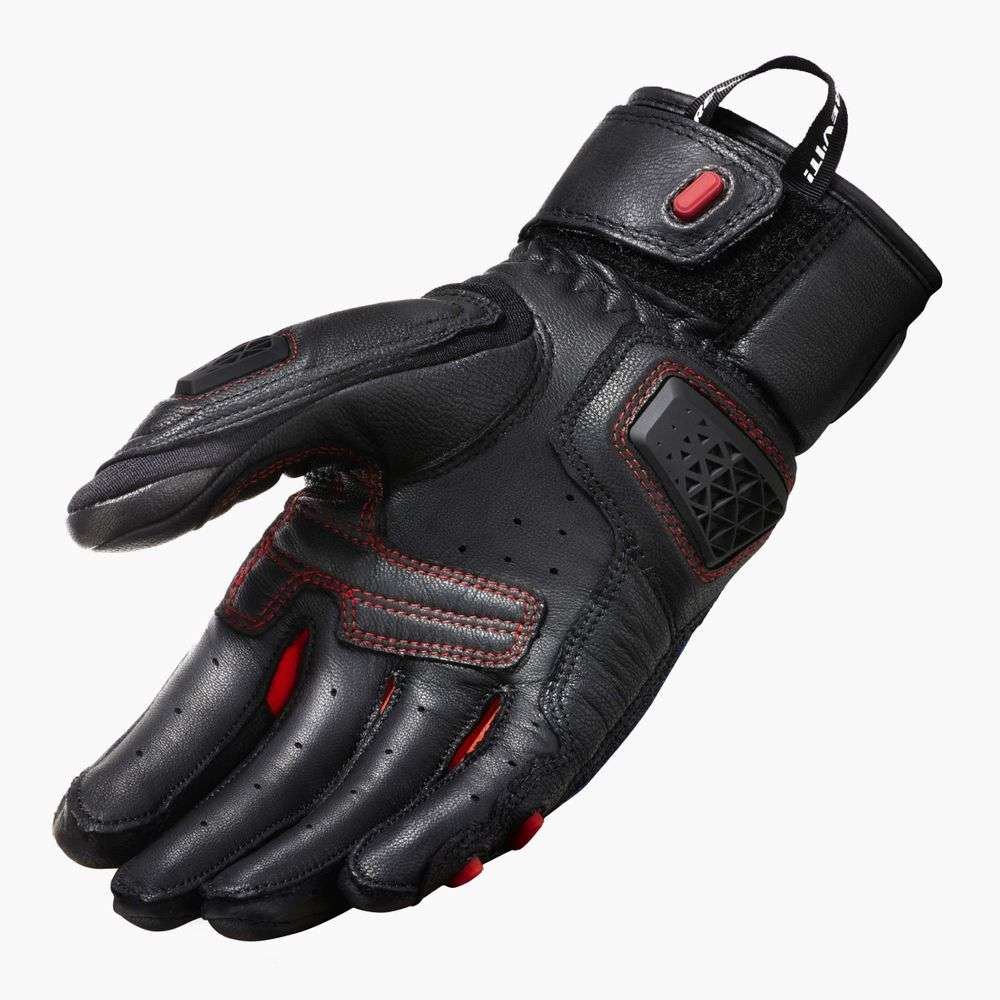 guantes revit sand 4 fgs173 negro-rojo M