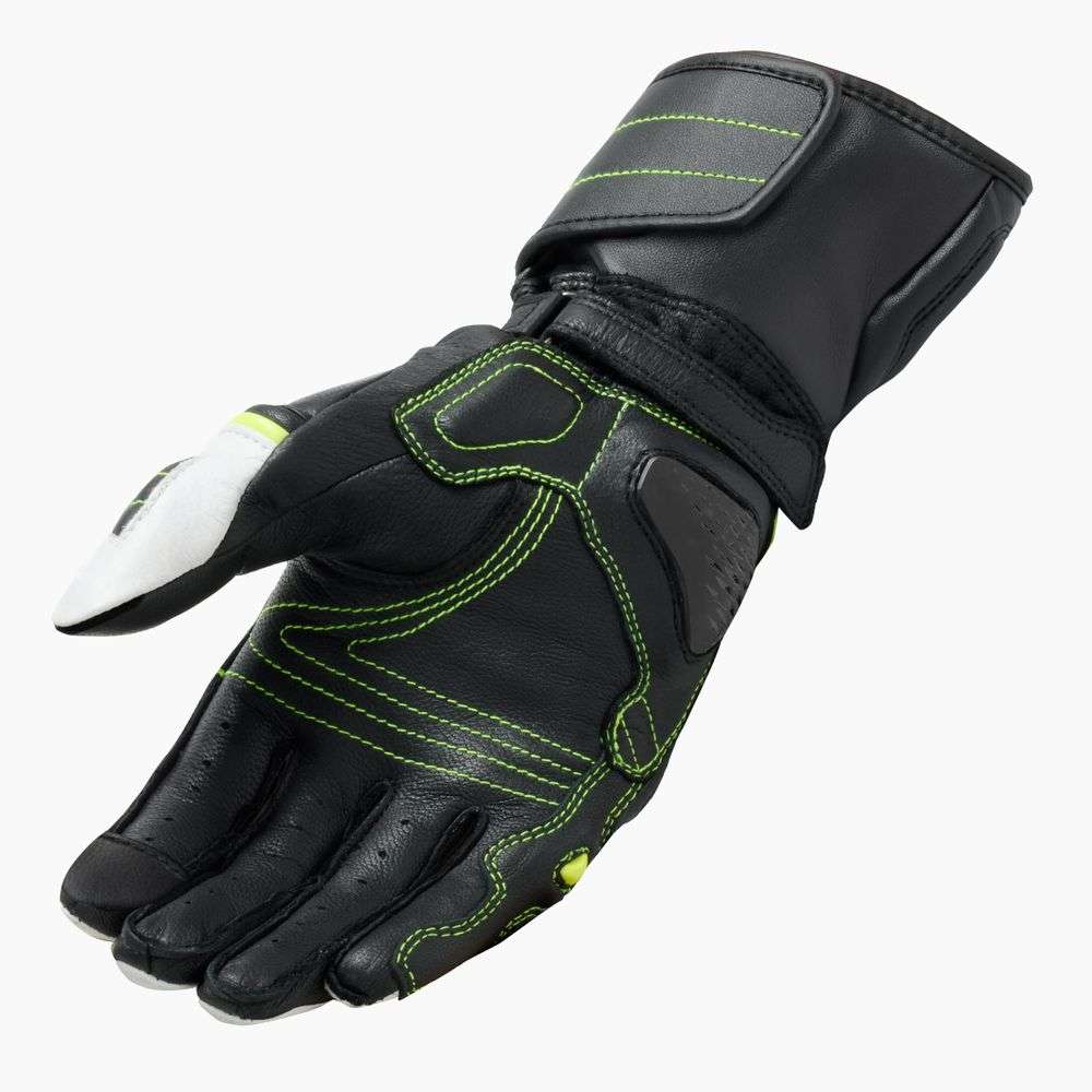 guantes revit rsr 4 fgs176 negro-amarillo fluor