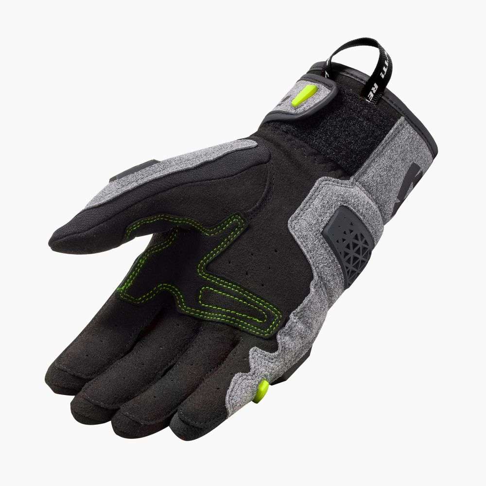 guantes revit mangrove fgs180 plata-negro