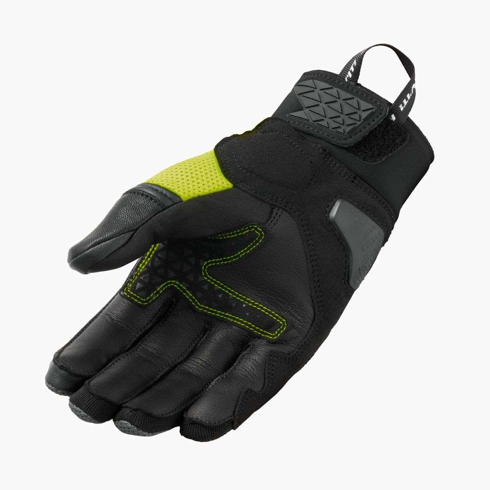 guantes revit speedart air fgs188 negro-amarillo fluor
