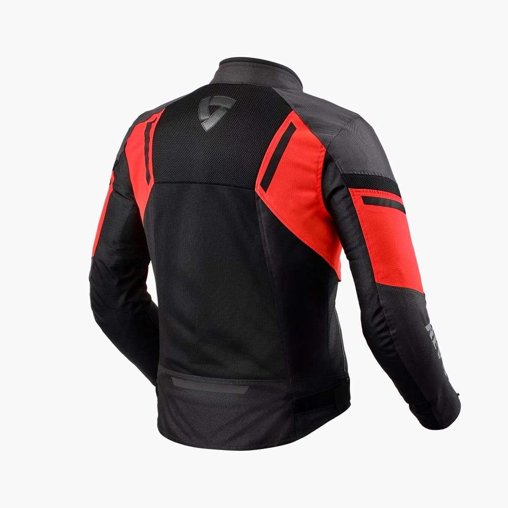 chaqueta revit gt-r air 3 fjt307 negro-rojo fluor