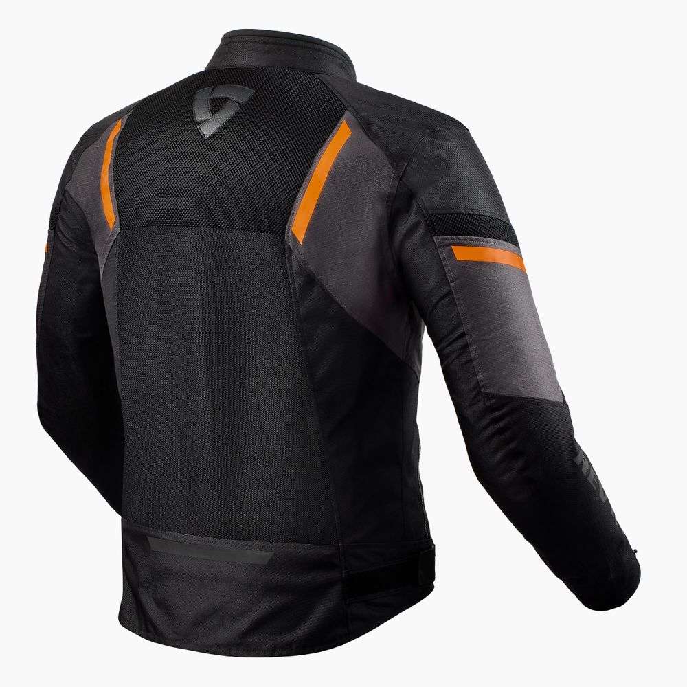 chaqueta revit gt-r air 3 fjt307 negro-naranja neon