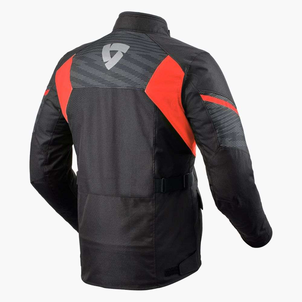 chaqueta revit duke h2o fjt308 negro-rojo