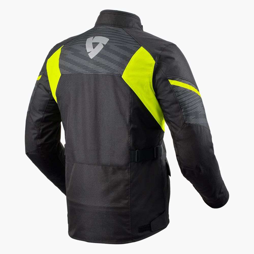 chaqueta revit duke h2o fjt308 negro-amarillo fluor