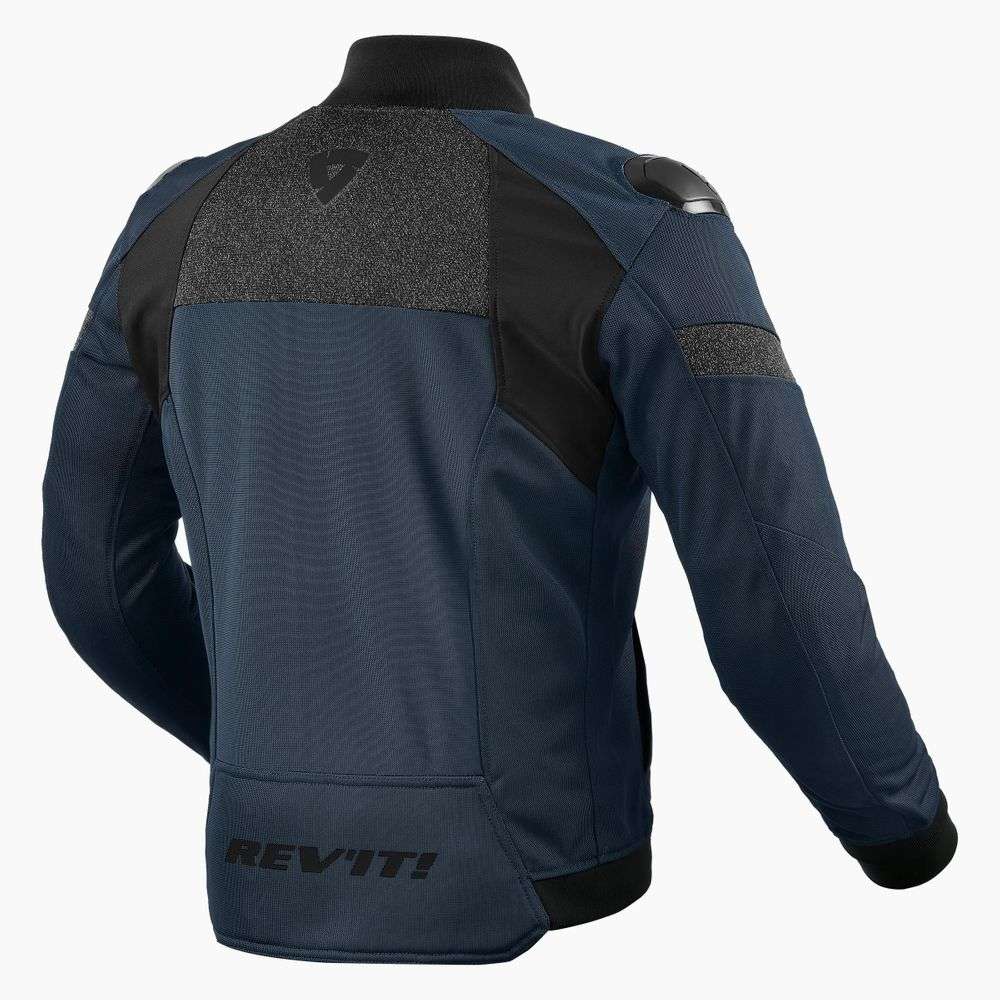 chaqueta revit action h2o fjt319 negro-azul oscuro