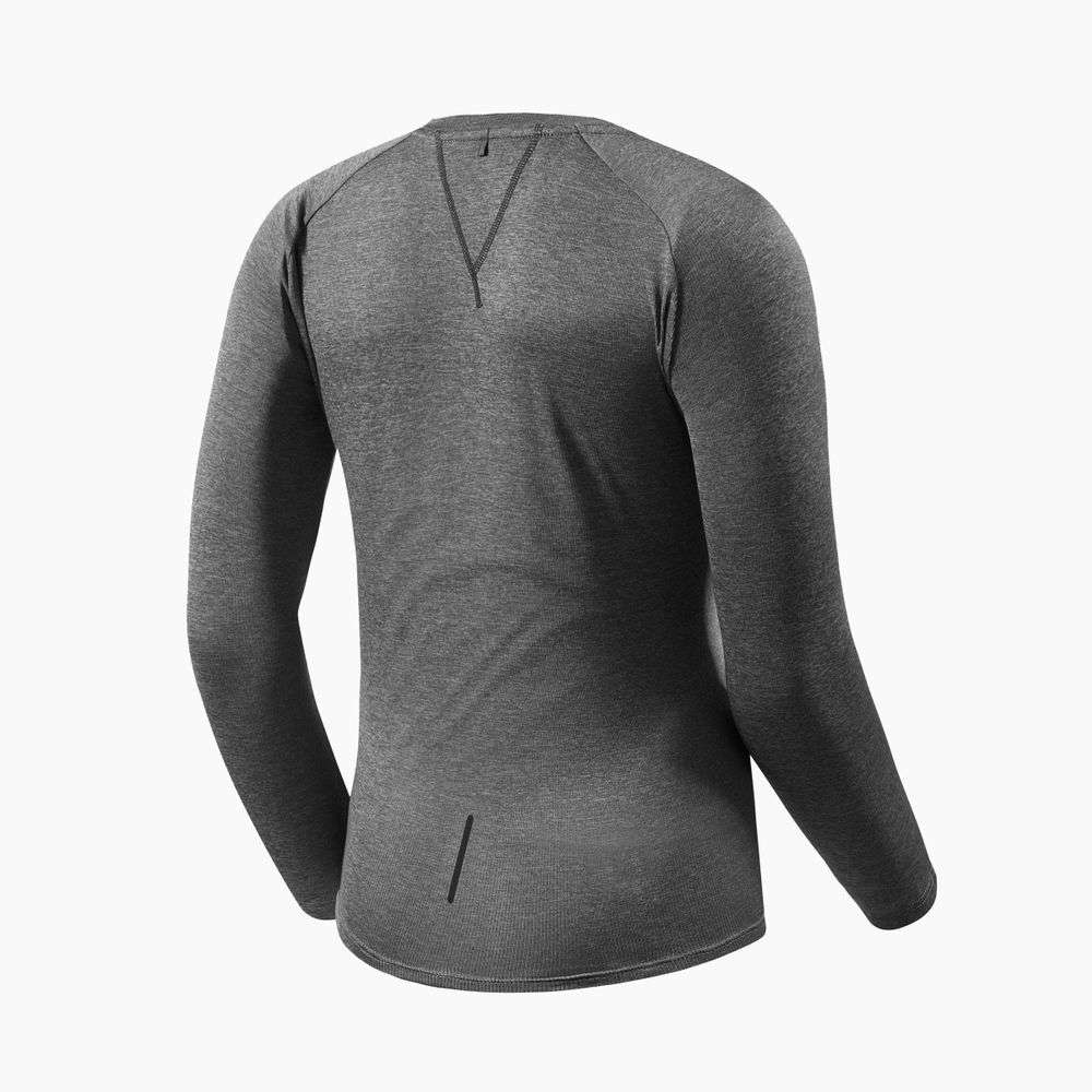 camiseta termica revit sky ls ladies ftu108 gris oscuro