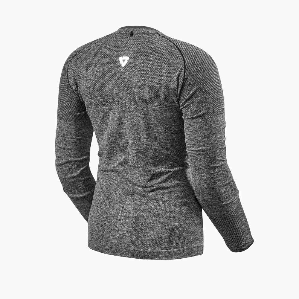 camiseta termica revit airborne ls ladies ftu110 gris oscuro