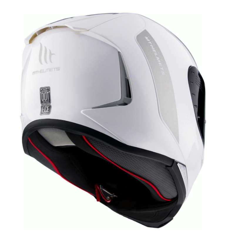 Casco Mt Revenge 2 Solid A0 blanco Nilmoto