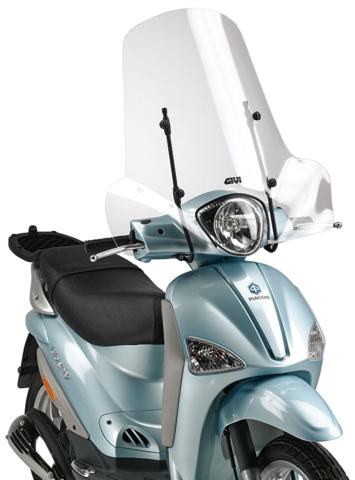 Soporte parabrisas Givi 107A moto Piaggio Liberty 50-125-150-200 02-15