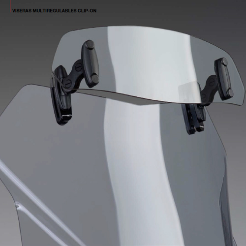 Visera universal deflector regulable para cupulas y parabrisas Puig